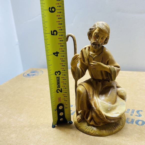 Fontanini Joseph Nativity figurine replacement Italy 100/3 Vtg decor Collect Pic - Picture 7 of 8